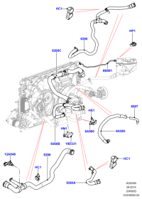 LR035434-HOSE ASSY-EGR COOLER,OUT