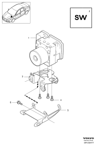 31261093-BRACKET-ENGINE SUPP*