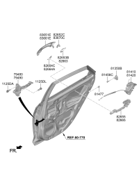 83651J1030-HDL-RR DR O/S,LH