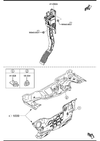 BEV241600-PEDAL ASSY-ACCELERATOR