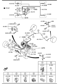 BBM245210C-HOSE-BRAKE FRONT,RH