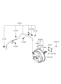 591103K300-BOOSTER ASSY, BRAKE