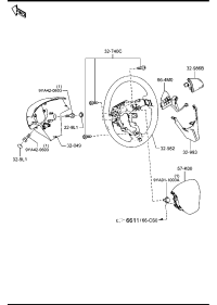 BBM23298202-BODY-STEERING WHEEL