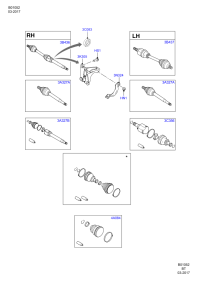 CN153B436FC-Rh/spindle-fr axle