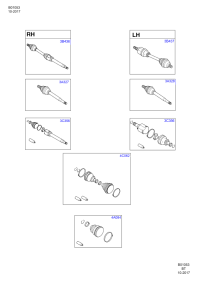 GN153B436AB-Rh/spindle-fr axle