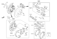 58311B5A10-CALIPER KIT-RR BRAKE,RH