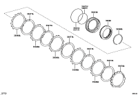 9030199134-RING, O (FOR 1ST & REVERSE BRAKE)
