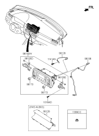 96150S4100-AUDIO ASSY
