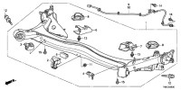 42100TG5C14-Member, rear axle frame