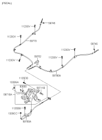 597702P500-CABLE ASSY-PARKING BRAKE RH