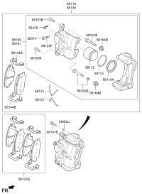 58110S6000-BRAKE ASSY