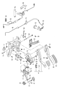 7L0723117-Bracket, pedal