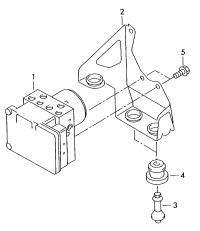 7L0614517C-ABS unit, w/control unit: