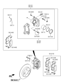 581804VA00-CALIPER KIT-FR BRAKE,LH