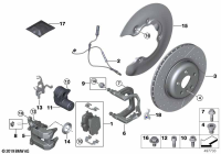 34206888835-BRAKE PAD SET/F20/F30