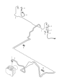 80A611846H-Bracket, brake hose