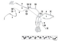 34309802319-COOLING PIPE/E34/39/E38/X5