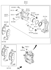 58110F9100-BRAKE ASSY
