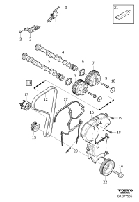 31422395-GASKET,CYL HEAD RH-L494