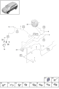 95B611701D-HOSE-BRAKE RR