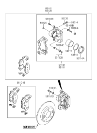 581012VA25-PAD KIT-FR DISC BRAKE