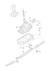 5JD713111-Joint (leather), gearshift l