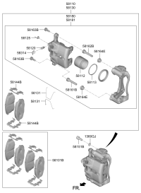 58101O1A10-PAD KIT-FR DISC BRAKE