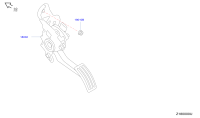 180025BC0B-PEDAL ASSY-ACCELERATOR