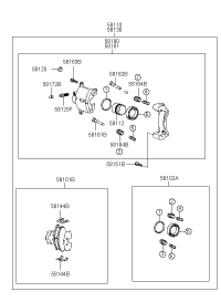 581302C100-BRAKE ASSY-FR,RH