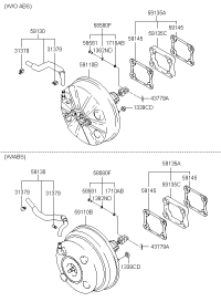 591102C800-BOOSTER ASSY, BRAKE