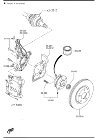 KD5H33021-KNUCKLE(R),STEERING