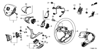 35880TJAH01-Switch assy-multi media control
