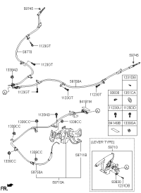 59710B3910-PEDAL ASSY-PARKING BRAKE