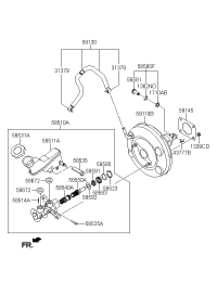 585100U000-CYLINDER ASSY-BRAKE MASTER