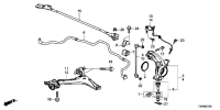 51350T6LH00-Arm comp., r. fr. lo