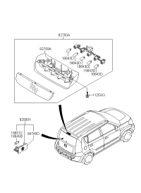 927012X000-LAMP ASSY-HMS