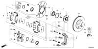 44300T24T01-BRG ASSY,FR HUB