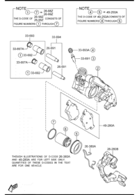 C2Y32648ZB-PAD SUB SET,RR CALIP