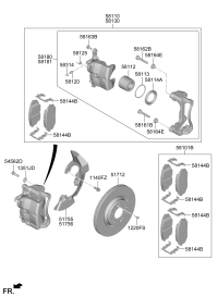 51755N8000-COVER-FR BRAKE DISC*
