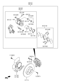 581013VA50-PAD KIT-FR DISC BRAKE
