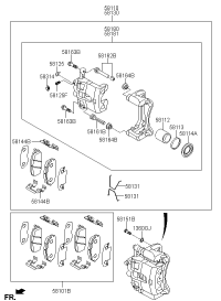 58101H7A00-PAD KIT-FR DISC BRAKE