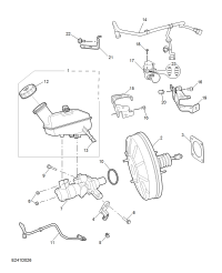 10634514-Bracket, brake booster vacuum pump
