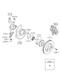 581100Q000-BRAKE ASSY