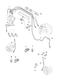 2K1614739A-Tube, from master cylinder to hydraulic unit