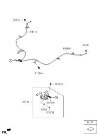 59770H7300-CABLE ASSY-PARKING BRAKE RH