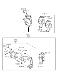 58110F0000-BRAKE ASSY
