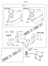 5851017230-CYLINDER ASSY-BRAKE MASTER