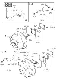 5911017230-BOOSTER ASSY, BRAKE