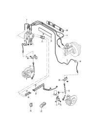 5C0611701A-HOSE-BRAKE RR