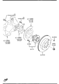 G33S2615XB-BEARING & HUB